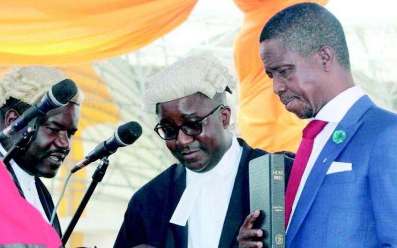 Bwana Lungu alishinda uchaguzi wa tarehe 11 mwezi Agosti kwa asilimia 50.35 na kupita kiwango kilichokwa kuepuka kurudiwa tena kwa uchaguzi